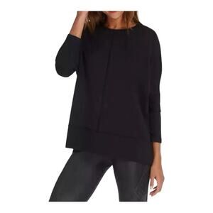 Spanx Perfect Length Dolman Sleeve Top In Very Black